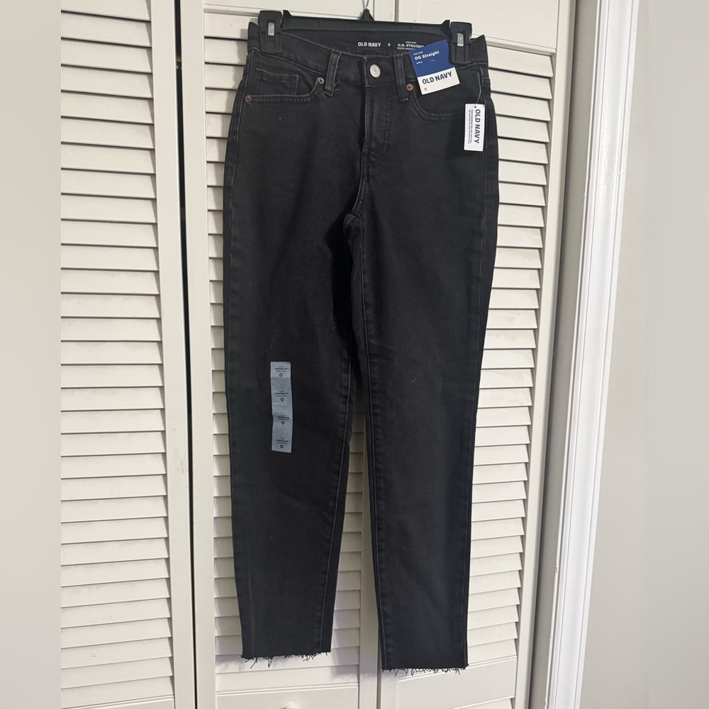 Old Navy Junior black wash straight leg Jeans